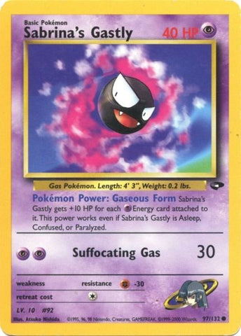 Sabrina's Gastly (97/132) [Gym Challenge Unlimited] - The Mythic Store | 24h Order Processing