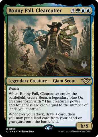 Bonny Pall, Clearcutter (Promo Pack) [Outlaws of Thunder Junction Promos] - The Mythic Store | 24h Order Processing