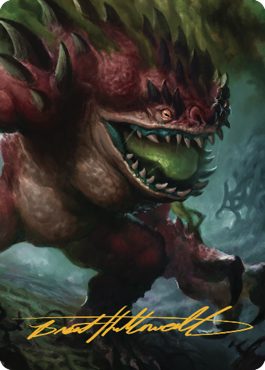 Hezrou Art Card (Gold-Stamped Signature) [Commander Legends: Battle for Baldur's Gate Art Series] - The Mythic Store | 24h Order Processing