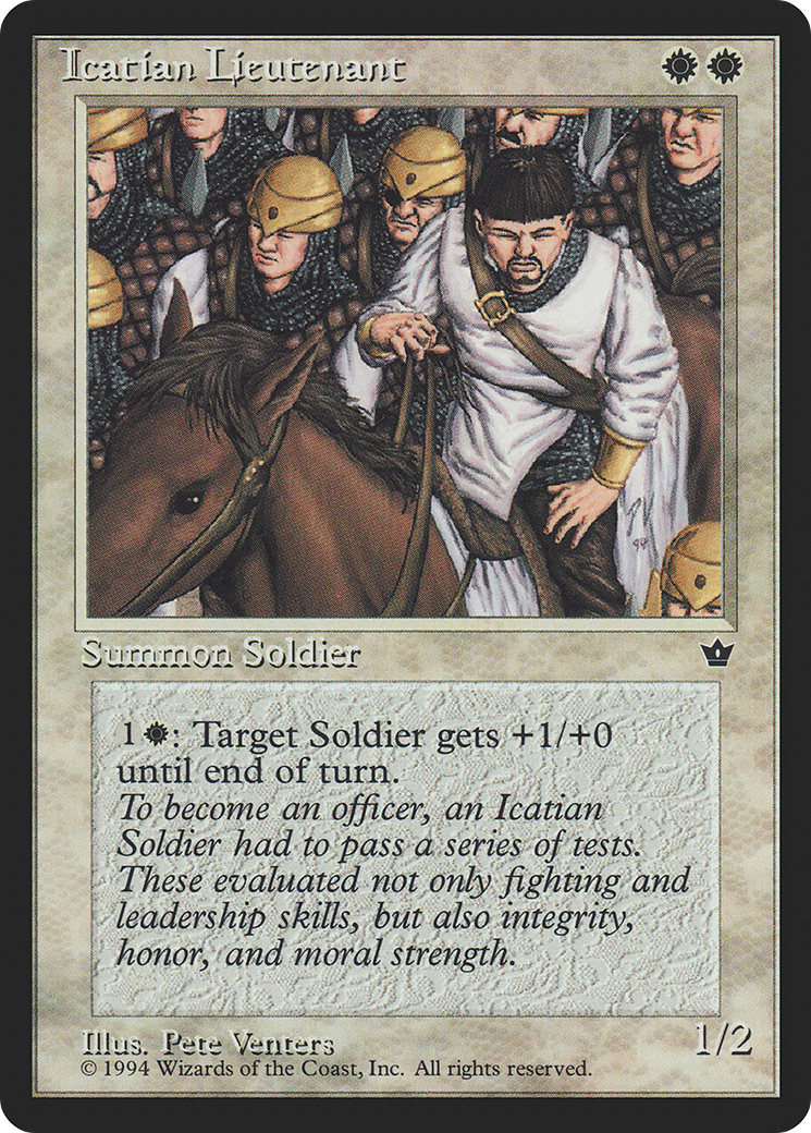 Icatian Lieutenant [Fallen Empires] - The Mythic Store | 24h Order Processing
