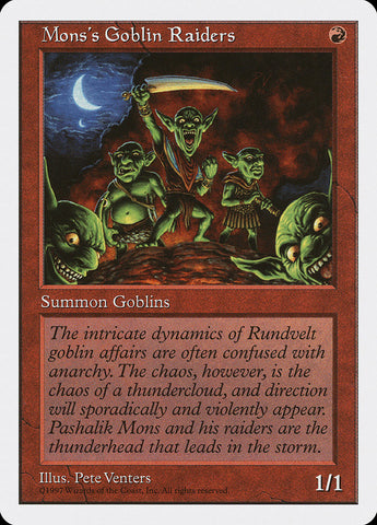Mons's Goblin Raiders [Fifth Edition] - The Mythic Store | 24h Order Processing