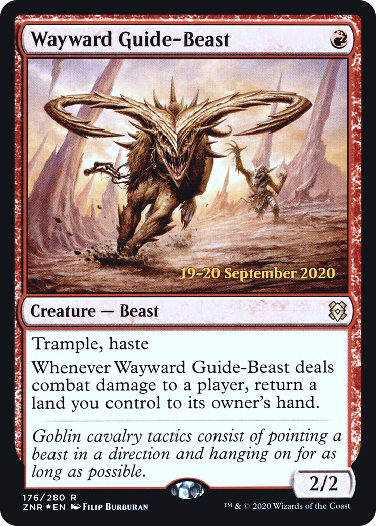 Wayward Guide-Beast [Zendikar Rising Prerelease Promos] - The Mythic Store | 24h Order Processing