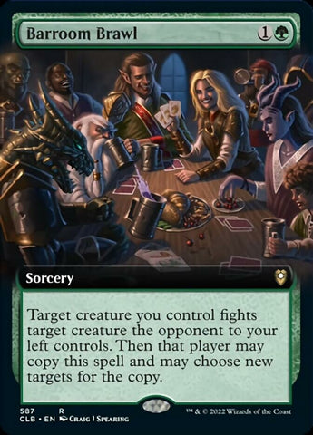 Barroom Brawl (Extended Art) [Commander Legends: Battle for Baldur's Gate] - The Mythic Store | 24h Order Processing