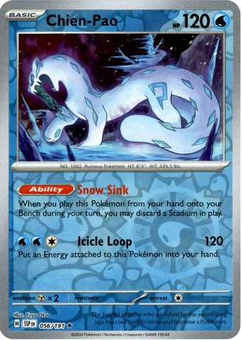 Chien-Pao (056/191) [Scarlet & Violet: Surging Sparks] - The Mythic Store | 24h Order Processing