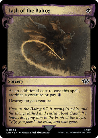 Lash of the Balrog [The Lord of the Rings: Tales of Middle-Earth Showcase Scrolls] - The Mythic Store | 24h Order Processing