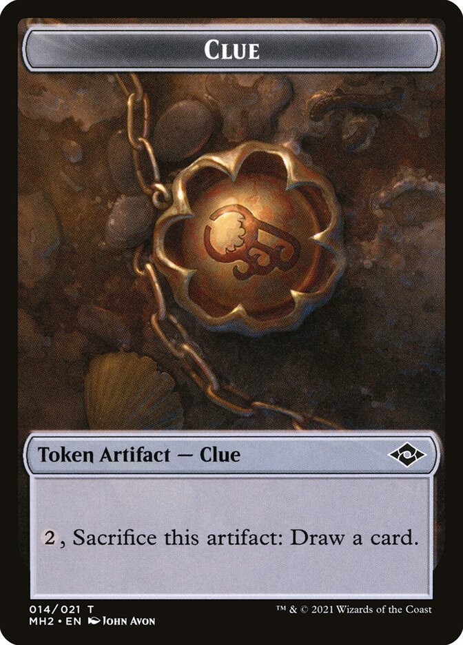 Human // Clue Double-Sided Token [Pioneer Challenger Decks 2022] - The Mythic Store | 24h Order Processing