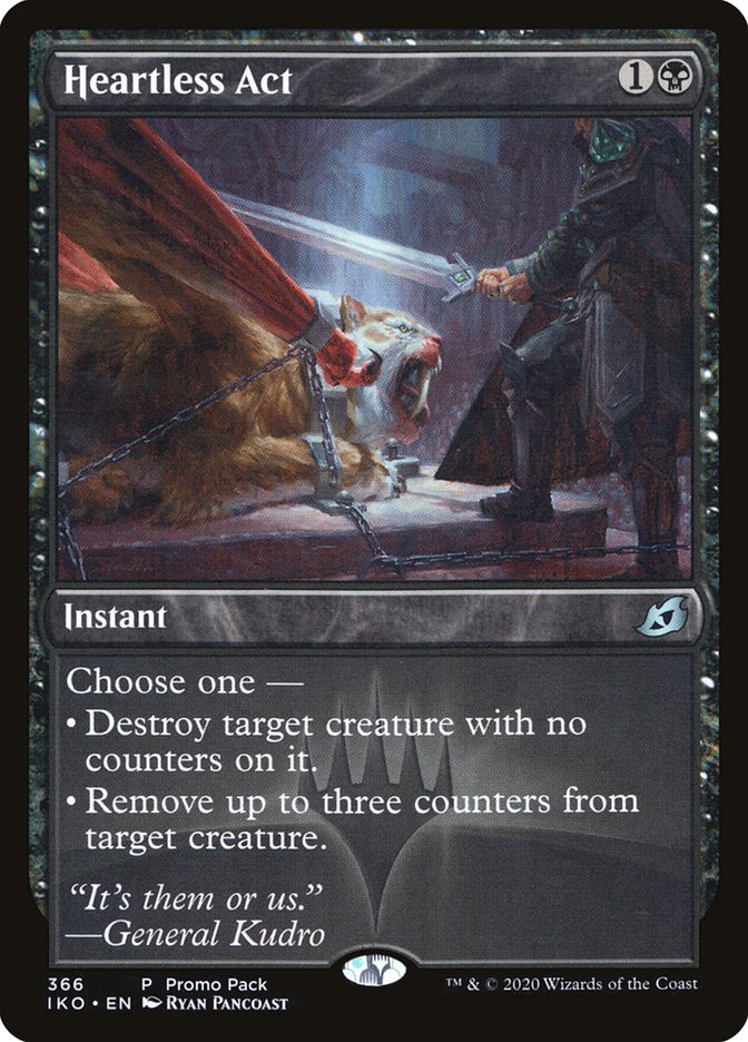 Heartless Act (Promo Pack) [Ikoria: Lair of Behemoths Promos] - The Mythic Store | 24h Order Processing