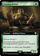 Feasting Hobbit (Extended Art) [The Lord of the Rings: Tales of Middle-Earth Commander] - The Mythic Store | 24h Order Processing