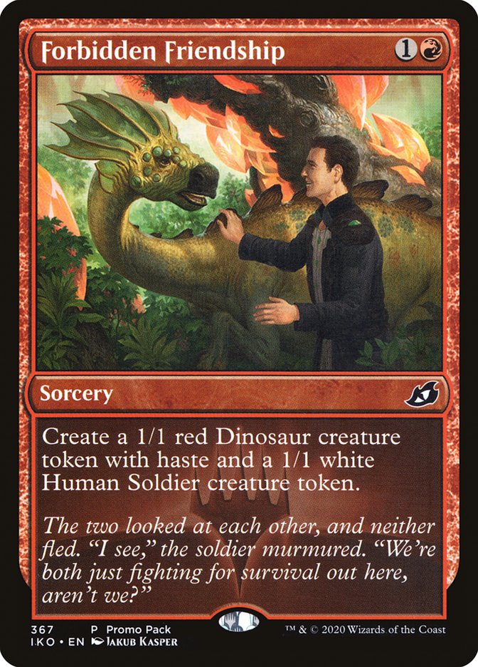Forbidden Friendship (Promo Pack) [Ikoria: Lair of Behemoths Promos] - The Mythic Store | 24h Order Processing