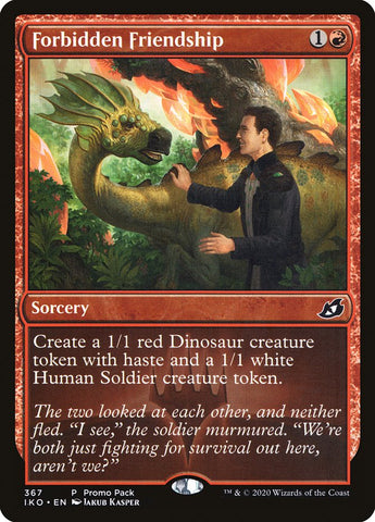 Forbidden Friendship (Promo Pack) [Ikoria: Lair of Behemoths Promos] - The Mythic Store | 24h Order Processing