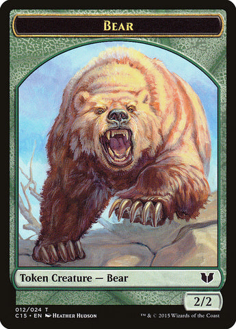 Bear // Spider Double-Sided Token [Commander 2015 Tokens] - The Mythic Store | 24h Order Processing