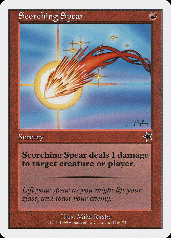 Scorching Spear [Starter 1999] - The Mythic Store | 24h Order Processing