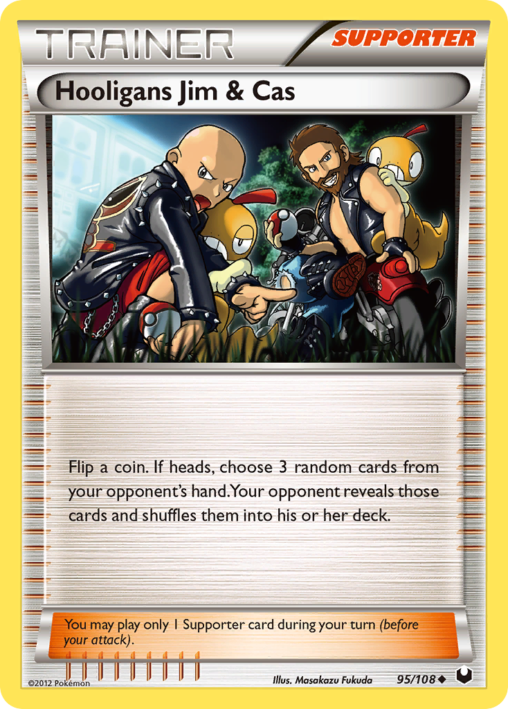 Hooligans Jim & Cas (95/108) [Black & White: Dark Explorers] - The Mythic Store | 24h Order Processing