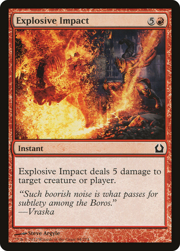 Explosive Impact [Return to Ravnica] - The Mythic Store | 24h Order Processing