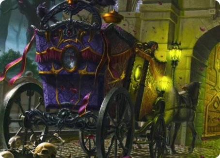 Honeymoon Hearse Art Card [Innistrad: Crimson Vow Art Series] - The Mythic Store | 24h Order Processing