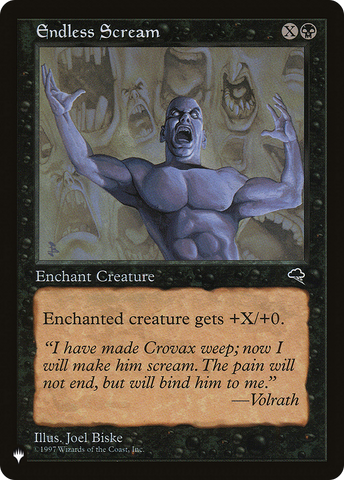 Endless Scream [The List] - The Mythic Store | 24h Order Processing