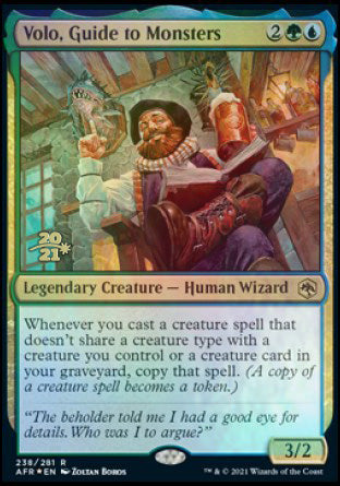 Volo, Guide to Monsters [Dungeons & Dragons: Adventures in the Forgotten Realms Prerelease Promos] - The Mythic Store | 24h Order Processing