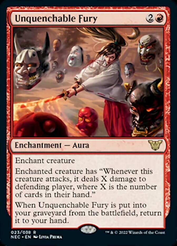 Unquenchable Fury [Kamigawa: Neon Dynasty Commander] - The Mythic Store | 24h Order Processing