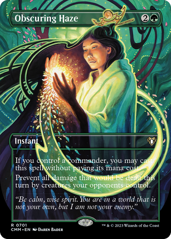 Obscuring Haze (Borderless Alternate Art) [Commander Masters] - The Mythic Store | 24h Order Processing