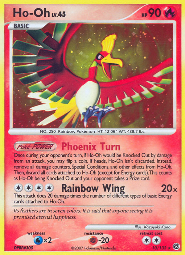 Ho-Oh (10/132) [Diamond & Pearl: Secret Wonders] - The Mythic Store | 24h Order Processing