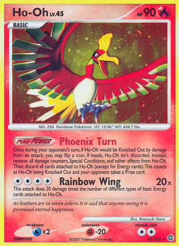 Ho-Oh (10/132) [Diamond & Pearl: Secret Wonders] - The Mythic Store | 24h Order Processing