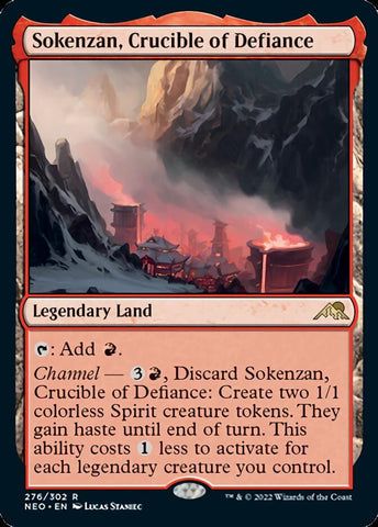 Sokenzan, Crucible of Defiance [Kamigawa: Neon Dynasty] - The Mythic Store | 24h Order Processing