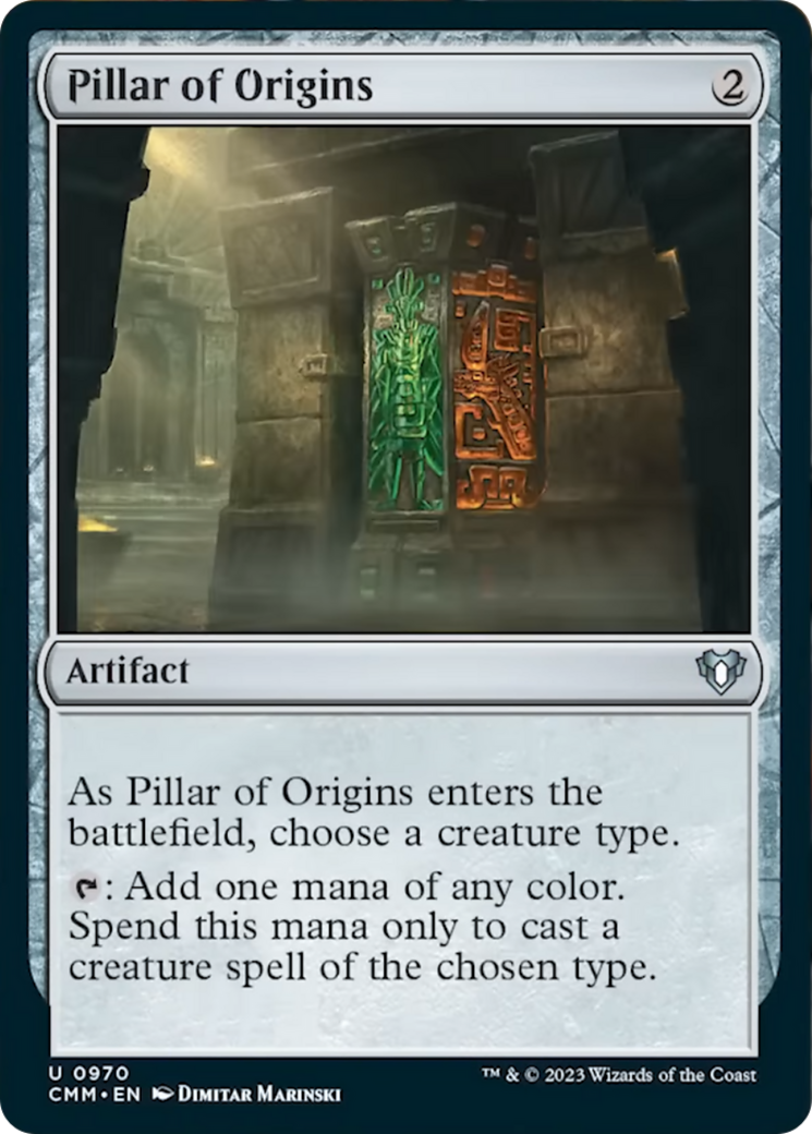 Pillar of Origins [Commander Masters] - The Mythic Store | 24h Order Processing