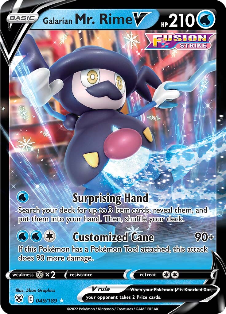 Galarian Mr. Rime V (049/189) [Sword & Shield: Astral Radiance] - The Mythic Store | 24h Order Processing
