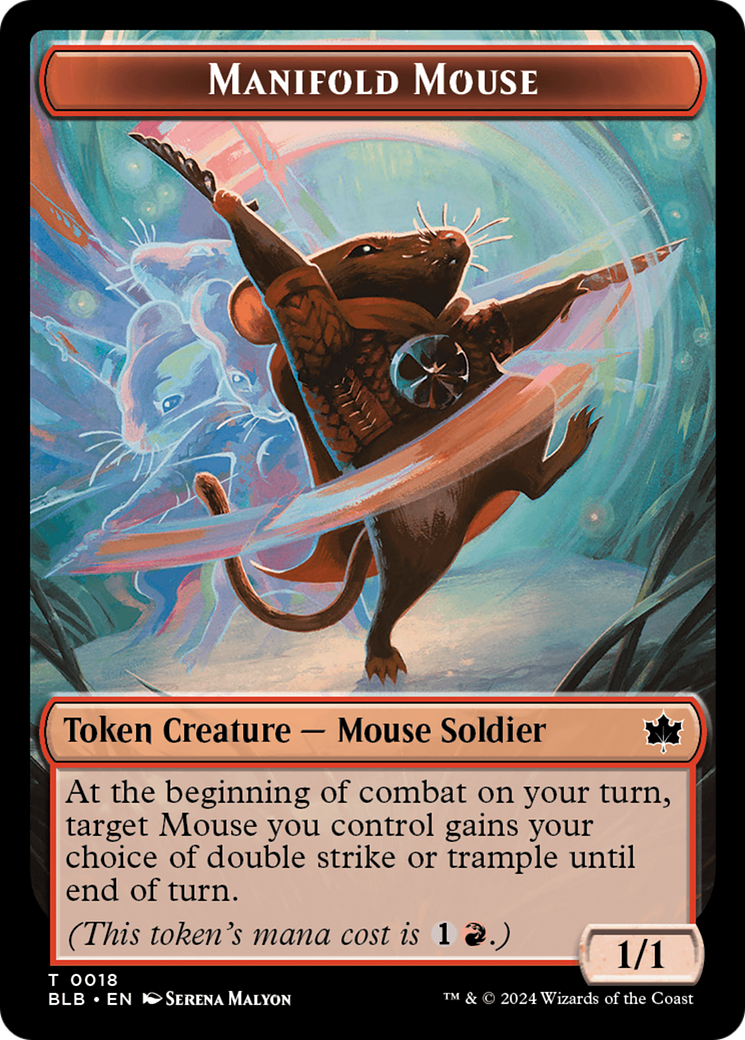 Manifold Mouse Token [Bloomburrow Tokens] - The Mythic Store | 24h Order Processing