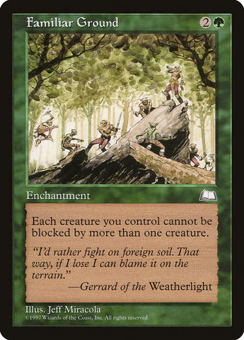 Familiar Ground [Weatherlight] - The Mythic Store | 24h Order Processing