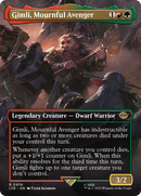 Gimli, Mournful Avenger (Borderless Alternate Art) [The Lord of the Rings: Tales of Middle-Earth] - The Mythic Store | 24h Order Processing