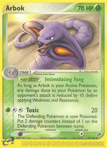 Arbok (29/100) [EX: Sandstorm] - The Mythic Store | 24h Order Processing