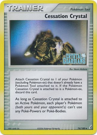 Cessation Crystal (74/100) (Stamped) [EX: Crystal Guardians] - The Mythic Store | 24h Order Processing