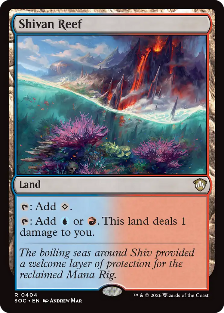 Shivan Reef [Secrets of Strixhaven Commander] - The Mythic Store | 24h Order Processing