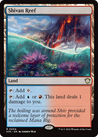 Shivan Reef [Secrets of Strixhaven Commander] - The Mythic Store | 24h Order Processing