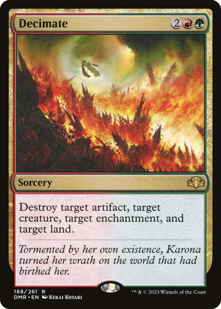 Decimate [Dominaria Remastered] - The Mythic Store | 24h Order Processing