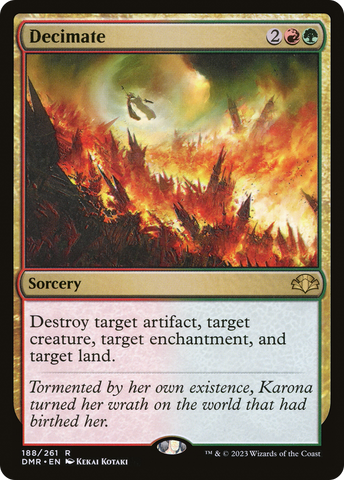Decimate [Dominaria Remastered] - The Mythic Store | 24h Order Processing