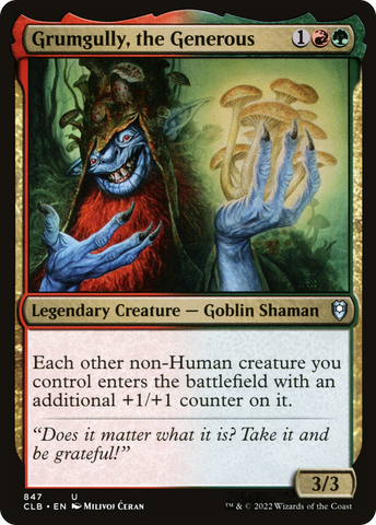Grumgully, the Generous [Commander Legends: Battle for Baldur's Gate] - The Mythic Store | 24h Order Processing