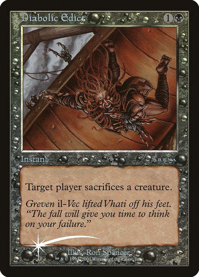 Diabolic Edict [Arena League 2001] - The Mythic Store | 24h Order Processing
