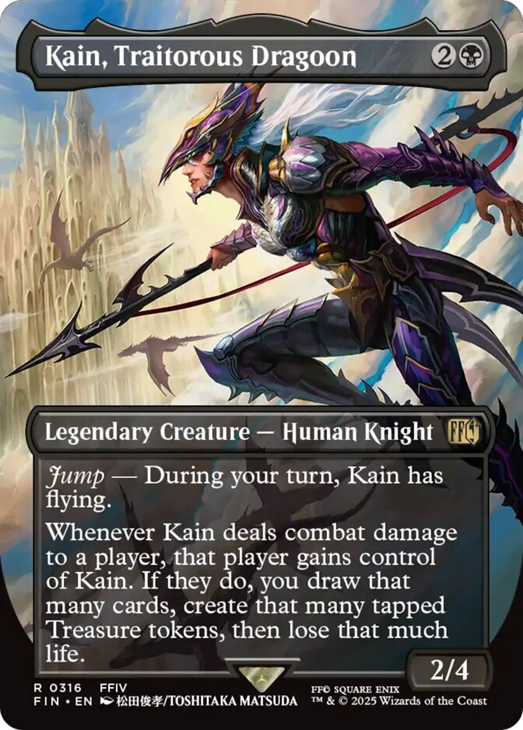 Kain, Traitorous Dragoon (Borderless) [FINAL FANTASY] - The Mythic Store | 24h Order Processing