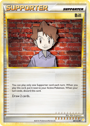 Bill (89/123) [HeartGold & SoulSilver: Base Set] - The Mythic Store | 24h Order Processing