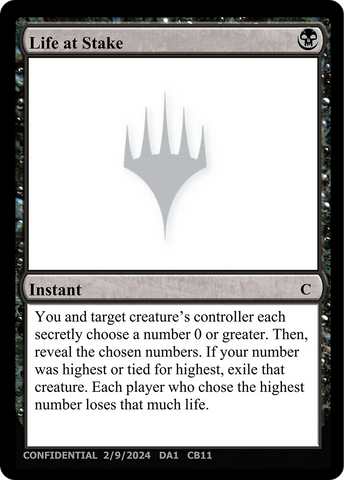 Life at Stake [Unknown Event] - The Mythic Store | 24h Order Processing