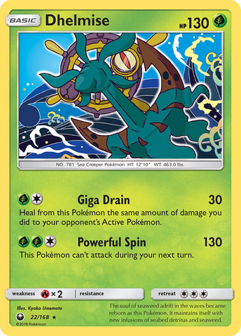 Dhelmise (22/168) [Sun & Moon: Celestial Storm] - The Mythic Store | 24h Order Processing