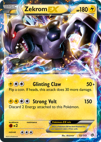 Zekrom EX (52/113) [Black & White: Legendary Treasures] - The Mythic Store | 24h Order Processing