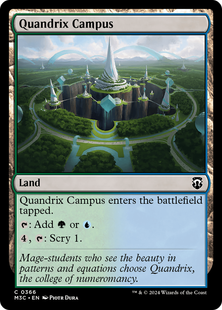 Quandrix Campus (Ripple Foil) [Modern Horizons 3 Commander] - The Mythic Store | 24h Order Processing