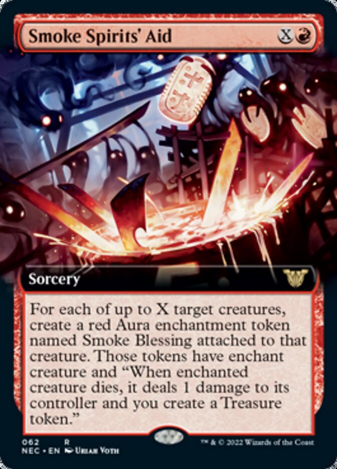 Smoke Spirits' Aid (Extended Art) [Kamigawa: Neon Dynasty Commander] - The Mythic Store | 24h Order Processing