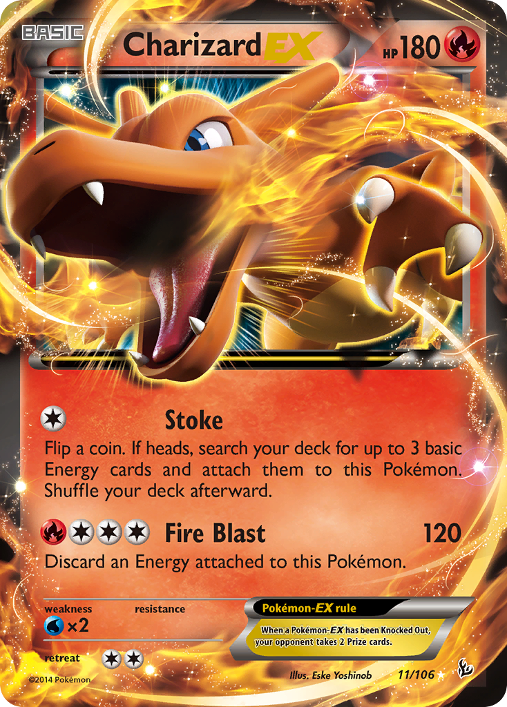 Charizard EX (11/106) [XY: Flashfire] - The Mythic Store | 24h Order Processing