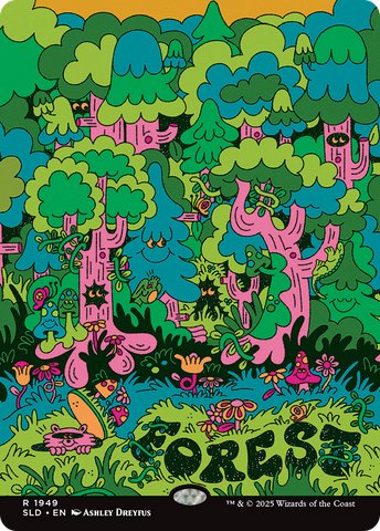 Forest (1949) (Rainbow Foil) [Secret Lair Drop Series] - The Mythic Store | 24h Order Processing