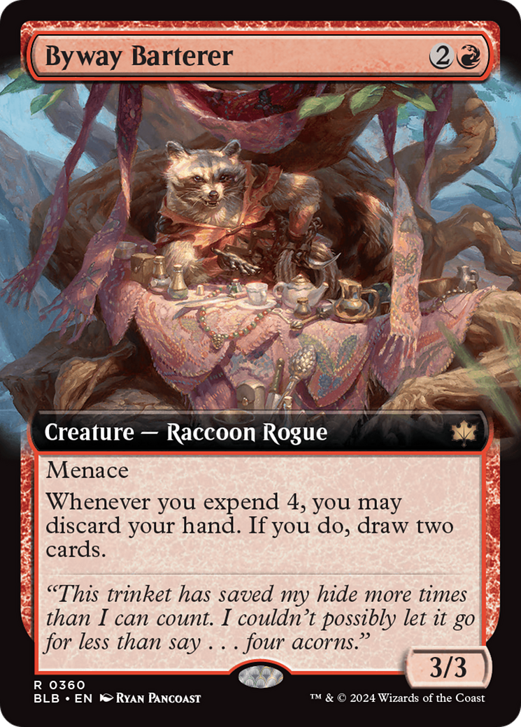 Byway Barterer (Extended Art) [Bloomburrow] - The Mythic Store | 24h Order Processing