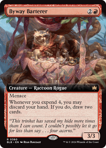 Byway Barterer (Extended Art) [Bloomburrow] - The Mythic Store | 24h Order Processing
